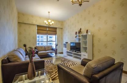 Apartment - 3 Bedrooms - 4 Bathrooms for rent in Sulafa Tower - Dubai Marina - Dubai