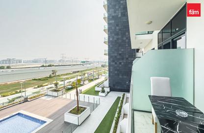 Apartment - Studio - 1 Bathroom for rent in Azizi Riviera 46 - Azizi Riviera - Meydan One - Meydan - Dubai
