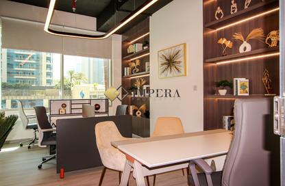 Office Space - Studio - 2 Bathrooms for rent in Al Fattan Marine Tower - Al Fattan Marine Towers - Jumeirah Beach Residence - Dubai