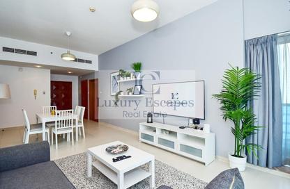 Apartment - 1 Bedroom - 2 Bathrooms for rent in Cascades Tower - Dubai Marina - Dubai