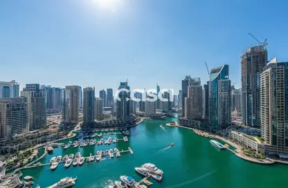 شقة - 3 غرف نوم - 4 حمامات للايجار في بوابة المارينا 2 - مارينا جيت - دبي مارينا - دبي
