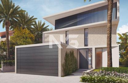 Villa - 6 - 7+ for sale in Villa Blue Horizon Frond C - Villa Blue Horizon - The Beach Collection Villas - Palm Jebel Ali - Dubai