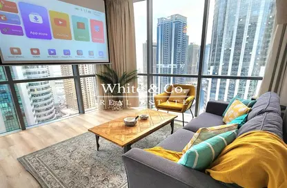 شقة - غرفة نوم - 2 حمامات للايجار في برج إنديجو - (JLT) مجمع D - أبراج بحيرات الجميرا - دبي