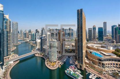 Apartment - 1 - 2 for rent in Bay Central Tower Central - Bay Central - Dubai Marina - Dubai