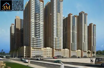 Apartment - 1 Bedroom - 2 Bathrooms for sale in Ajman One - Phase 2 - Ajman Downtown - Ajman