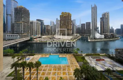 مكتب - استوديو للايجار في برج تشرشل للأعمال - أبراج تشرشل - الخليج التجاري - دبي