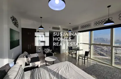 Apartment - Studio - 1 Bathroom for rent in Marina Heights 2 - Marina Square - Al Reem Island - Abu Dhabi