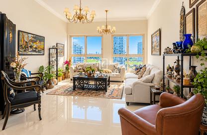 Apartment - 2 - 4 for sale in Spanish Tower - Dubai Sports City - Dubai