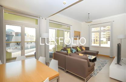 Apartment - 5 Bedrooms - 4 Bathrooms for rent in Al Das - Shoreline Apartments - Palm Jumeirah - Dubai