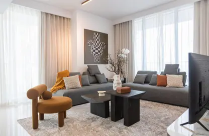 شقة - غرفة نوم - 2 حمامات للايجار في برج Beach Isle 2 - بيتش آيل - إعمار بيتشفرونت - دبي هاربور - دبي