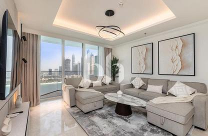 Apartment - 2 Bedrooms - 2 Bathrooms for rent in Palace Beach Residence Tower 2 - Palace Beach Residence - EMAAR Beachfront - Dubai Harbour - Dubai