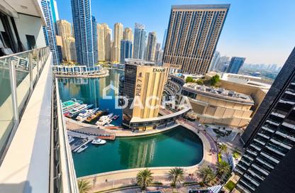 Apartment - 2 - 2 for rent in Silverene Tower B - Silverene - Dubai Marina - Dubai