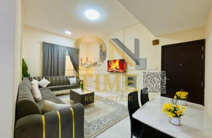Apartment - 2 Bedrooms - 2 Bathrooms for rent in Corniche Tower - Ajman Corniche Road - Ajman
