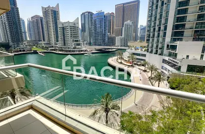 Apartment - 1 Bedroom - 2 Bathrooms for rent in Sanibel Tower - Park Island - Dubai Marina - Dubai
