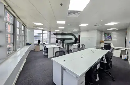 Office Space - Studio - 1 Bathroom for rent in Clover Bay Tower - Business Bay - Dubai