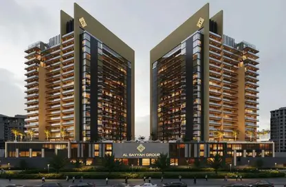 Apartment - 1 Bedroom - 2 Bathrooms for sale in Butterfly Towers - Arjan - Dubai