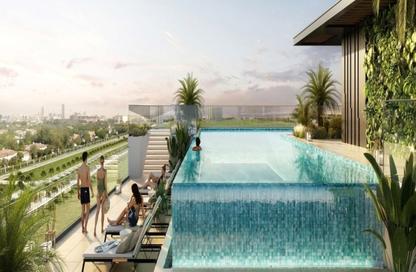 Apartment - 1 - 2 for sale in Ghaff Land Residence - Dubai Studio City - Dubai