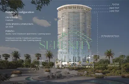 Apartment - 2 Bedrooms - 3 Bathrooms for sale in Azure By Lapis - RAK Central - Ras Al Khaimah