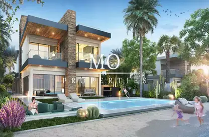 Townhouse - 5 Bedrooms - 5 Bathrooms for sale in Costa Brava 2 - Costa Brava - Damac Lagoons - Dubai Townhouse - 5 Bedrooms - 5 Bathrooms for sale in Costa Brava 2 - Costa Brava - Damac Lagoons - Dubai