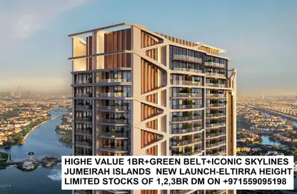 Apartment - 3 Bedrooms - 3 Bathrooms for sale in Eltiera Heights - Jumeirah Islands - Dubai