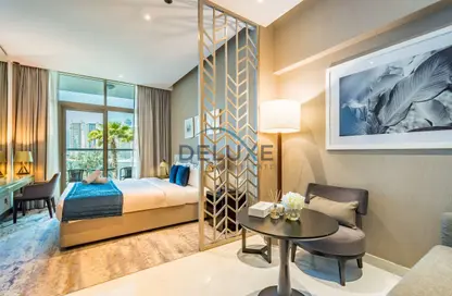 Apartment - 1 Bathroom for rent in Damac Maison Prive B - Damac Maison Prive - Business Bay - Dubai