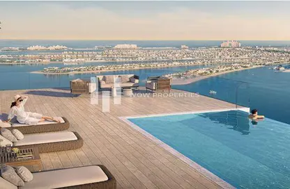 Apartment - 1 Bedroom - 1 Bathroom for sale in Seapoint Tower 2 - Seapoint - Emaar Beachfront - Dubai Harbour - Dubai