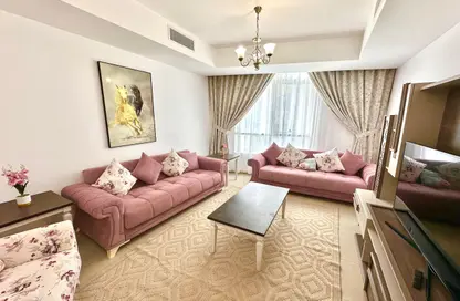 Apartment - 2 Bedrooms - 2 Bathrooms for rent in Beach Tower 2 - Al Khan Lagoon - Al Khan - Sharjah