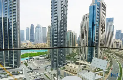 شقة - 3 غرف نوم - 3 حمامات للايجار في برج التاج - وسط مدينة دبي - دبي