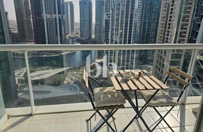 Apartment - Studio - 1 Bathroom for rent in Lake Terrace - JLT Cluster D - Jumeirah Lake Towers - Dubai