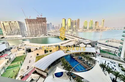 Apartment - 2 Bedrooms - 3 Bathrooms for rent in Waterfront Residential Towers - Tourist Club Area - Abu Dhabi