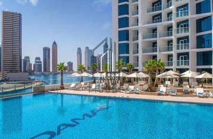 Apartment - Studio - 1 for rent in Damac Maison Prive B - Damac Maison Prive - Business Bay - Dubai