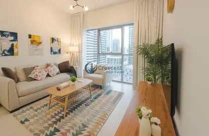 شقة - غرفة نوم - 2 حمامات للايجار في بلفيو برج 2 - أبراج بلفيو - وسط مدينة دبي - دبي