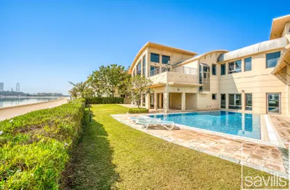 Villa - 6 Bedrooms - 7 Bathrooms for rent in Signature Villas Frond M - Signature Villas - Palm Jumeirah - Dubai