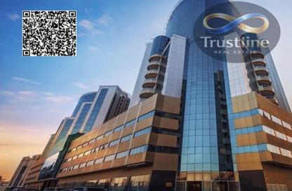 شقة - غرفة نوم - 2 حمامات للايجار في أورينت تاور 1 - أورينت تاور - البستان - عجمان