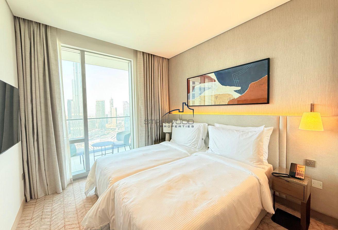High Floor | Burj View | 3 bed + Maid | Vacant photo 18