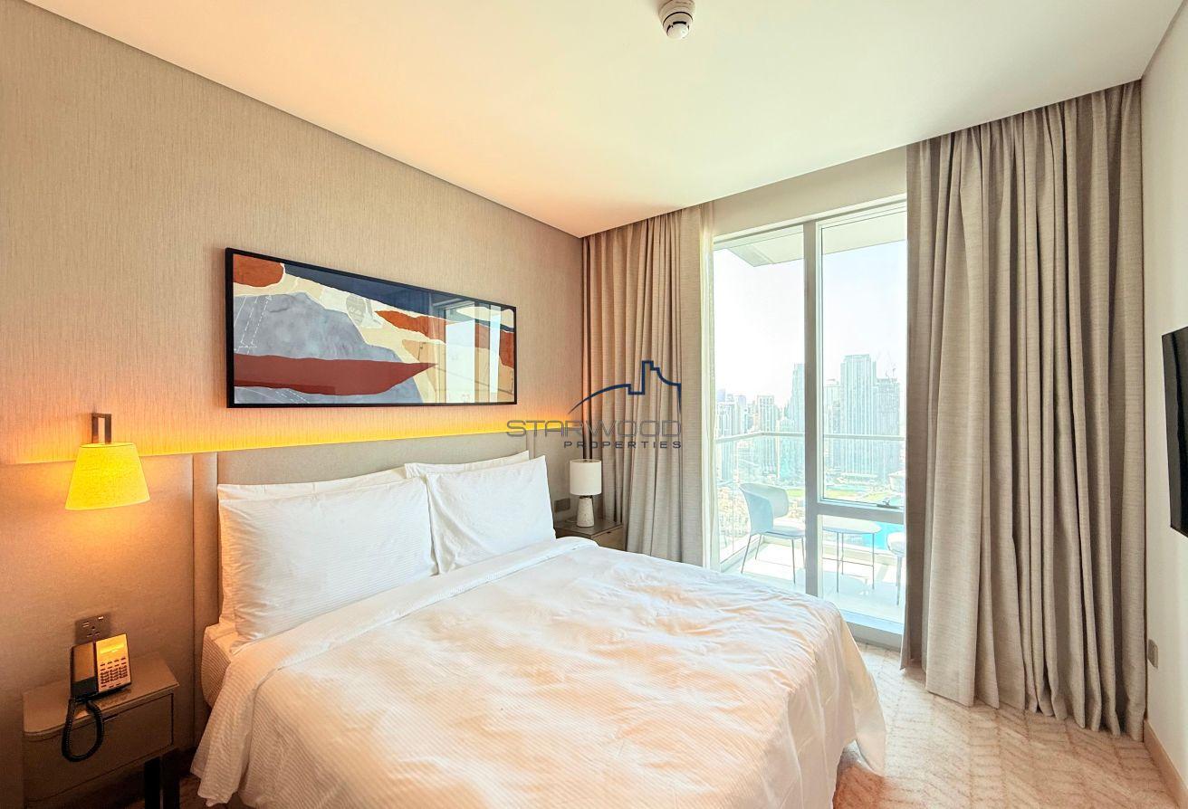 High Floor | Burj View | 3 bed + Maid | Vacant photo 12