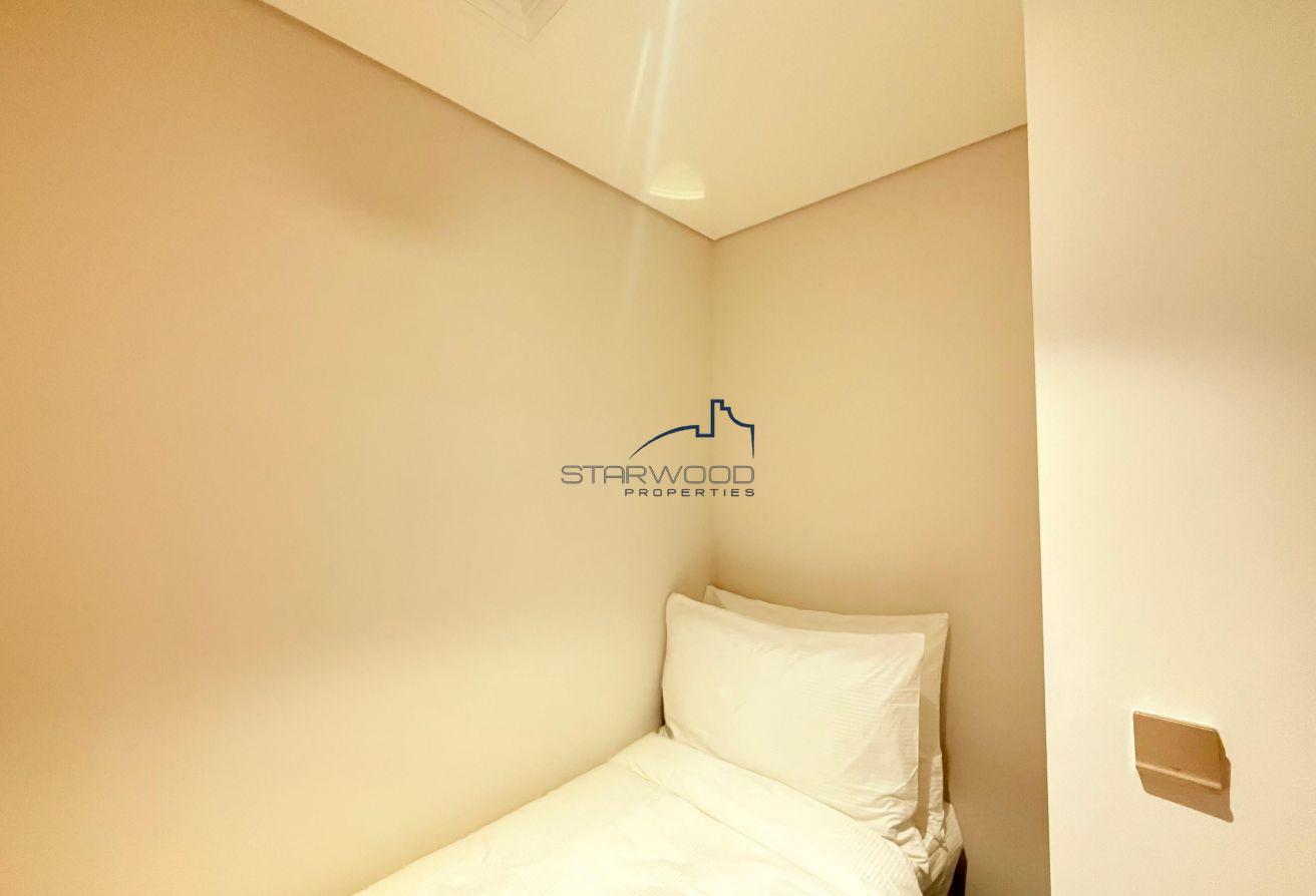 High Floor | Burj View | 3 bed + Maid | Vacant photo 20