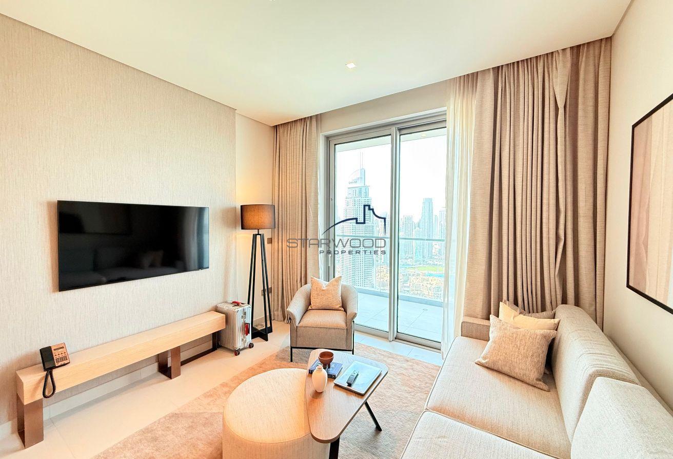 High Floor | Burj View | 3 bed + Maid | Vacant photo 25