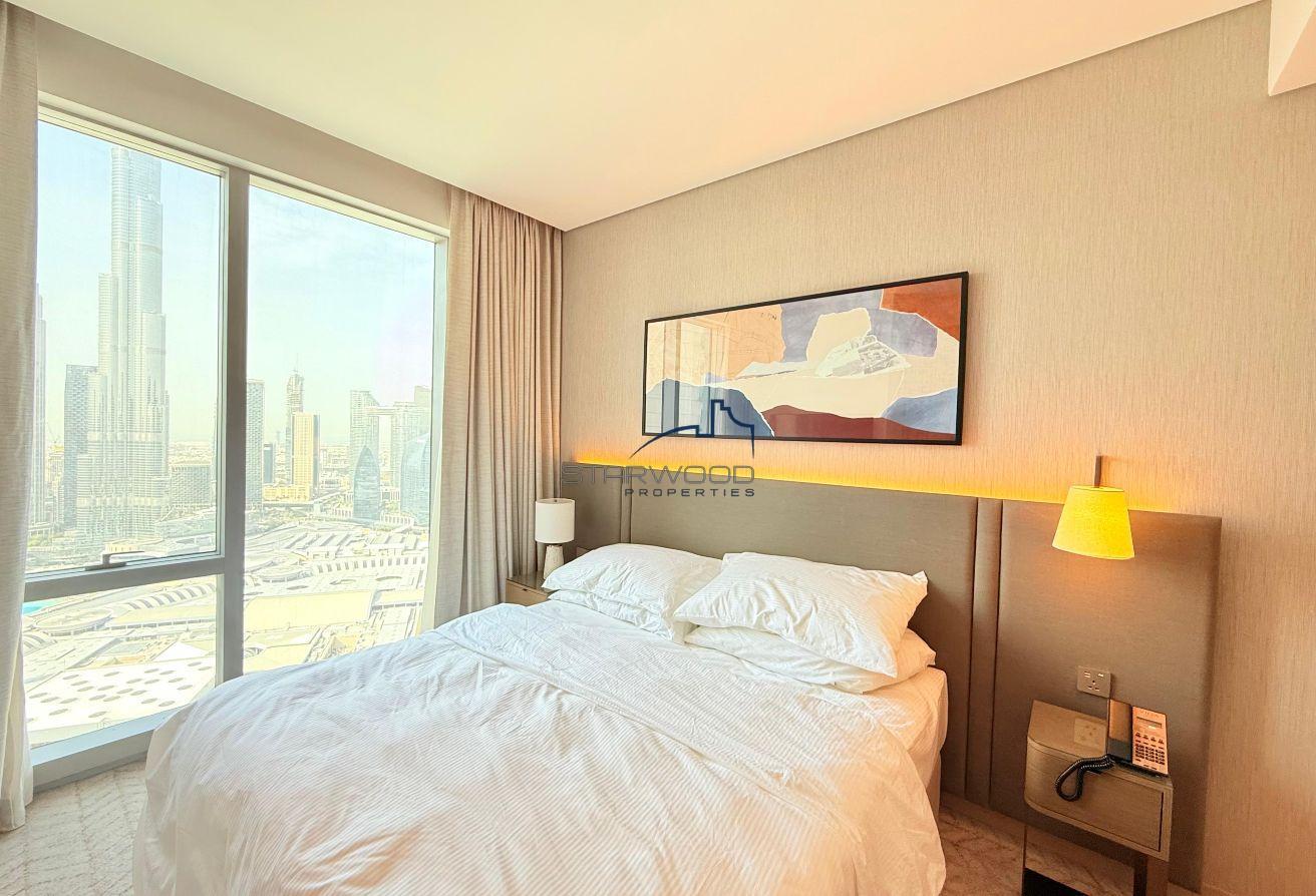High Floor | Burj View | 3 bed + Maid | Vacant photo 28