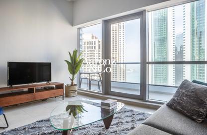 Apartment - 1 Bedroom - 2 Bathrooms for rent in Bay Central Tower Central - Bay Central - Dubai Marina - Dubai