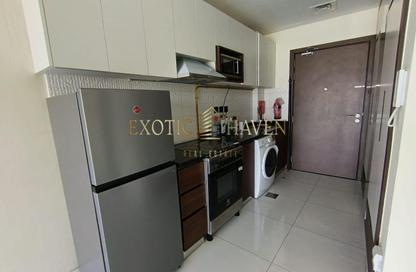Apartment - Studio - 1 Bathroom for rent in Wavez Residence - Liwan - Dubai