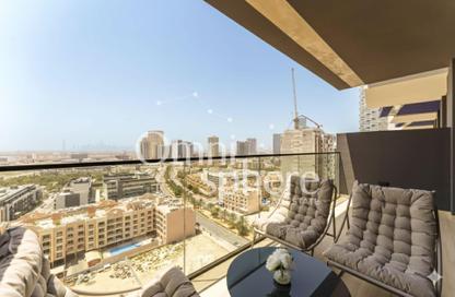 Apartment - 1 Bedroom - 2 Bathrooms for rent in Binghatti Crest - District 13 - Jumeirah Village Circle - Dubai
