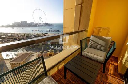 Apartment - 1 Bedroom - 2 Bathrooms for rent in Rimal 4 - Rimal - Jumeirah Beach Residence - Dubai