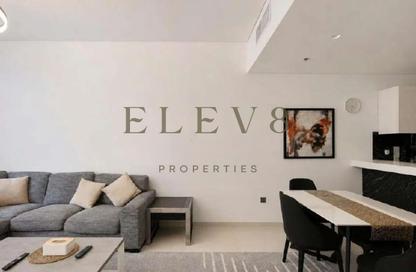 Apartment - 1 Bedroom - 1 Bathroom for rent in Golf Veduta Hotel Apartments A - Golf Veduta Hotel Apartments - Golf Town - Damac Hills - Dubai