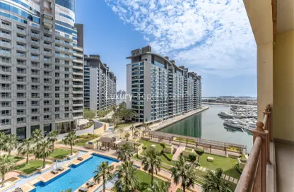 Apartment - 2 Bedrooms - 3 Bathrooms for rent in Marina Residences 1 - Marina Residences - Palm Jumeirah - Dubai