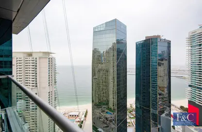 Apartment - 3 Bedrooms - 4 Bathrooms for sale in Al Fattan Marine Tower - Al Fattan Marine Towers - Jumeirah Beach Residence - Dubai