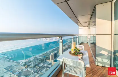 شقة - 2 غرف نوم - 2 حمامات للايجار في برج الأميرة - دبي مارينا - دبي