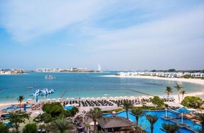 Apartment - 1 - 2 for rent in Al Nabat - Shoreline Apartments - Palm Jumeirah - Dubai