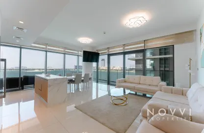Apartment - 3 Bedrooms - 4 Bathrooms for rent in Beach Vista Tower 2 - Beach Vista - EMAAR Beachfront - Dubai Harbour - Dubai
