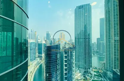 مكتب - 1 حمام للايجار في برج بايناري - الخليج التجاري - دبي